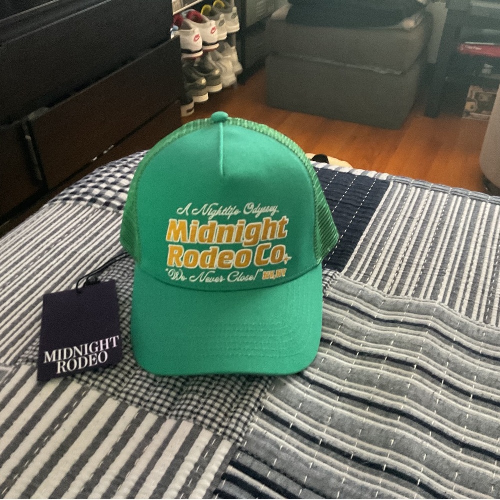 Midnight Rodeo Green Trucker Hat
